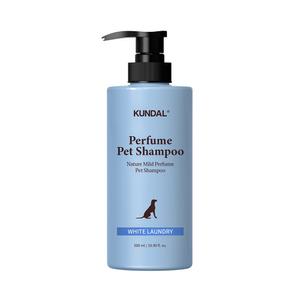 쿤달 네이처 마일드 퍼퓸 애견 샴푸 화이트런더리향, 500ml, 1개