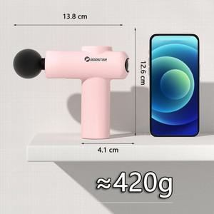 부스터 근육 마사지 건 MINI 페시아 백 작은 진동자 이완기 피트니스 바디