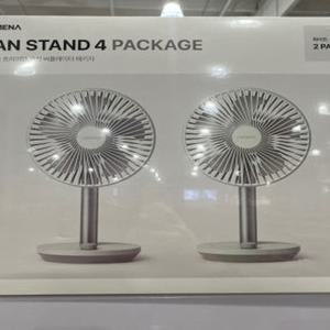 루메나 탁상용 무선 선풍기 FAN STAND 4 패키지(화이트+그린) 2PACK / TL