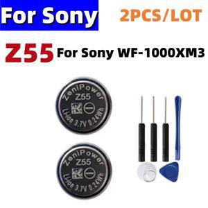 소니 WF-1000XM3 WF-SP900 ZeniPower 배터리  이어폰 3.7V 65mAh CP1254 용 2개/세트 Z55