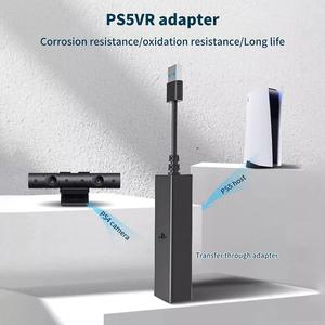 미니 PS4 카메라 어댑터 호환 PS5 VR 케이블 LED 표시기 포함 수 암 컨버터
