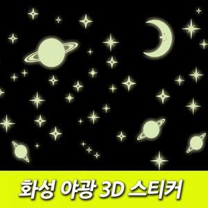[보리보리/FN 하우스]화성 야광 3D 스티커