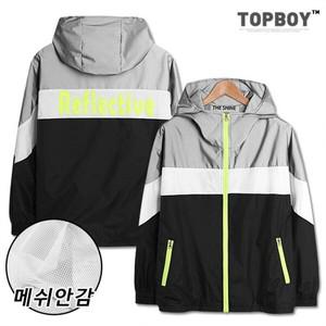 [하프클럽/탑보이]스카치 오버핏 나그랑 바람막이 점퍼 (SH109)