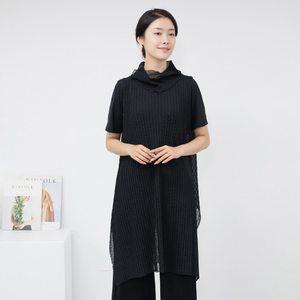 엄마옷  플리츠 터틀 롱 조끼 VE306028 중년여성의류/50대/60대/마담/빅사이즈/