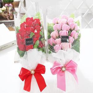 [XB4H24MN]장미 15송이 꽃다발 레드 로즈데이 성년의날