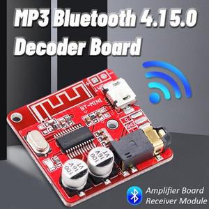 XY-BT-Mini 블루투스 오디오 리시버 보드, 블루투스 5.0 MP3 무손실 디코더 보드, 빨간색, 2 개