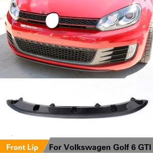 폭스바겐 골프6 MK6 GTI 카본 앞 범퍼 립 스포일러 10-13 FRP 블랙
