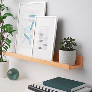 이케아 MALERAS 몰레로스 액자선반 대나무 75cm