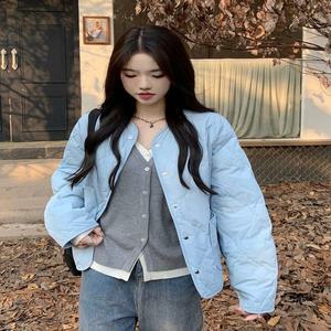 [오노마] ONM 여성 겨울 퀼팅 패딩 경량자켓 물방울 패턴 점퍼