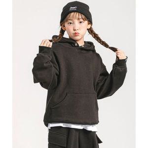 매장정품 OCELOT JUNIOR B11 주니어 기모 무지 후드티 블랙 20240818 599722