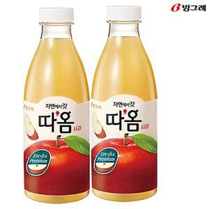 빙그레 따옴 사과 주스 730ml(2입) 냉장주스