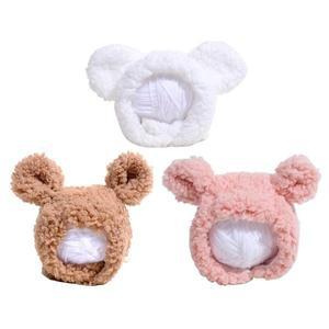반려안경 모자 여운 곰 귀 할로윈 장난 개 의상 축제 애완 동물