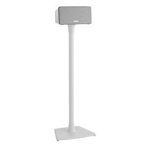 Sonos One, Play:1 및 Play:3용 사누스 무선 소노스 스피커 스탠드 - 케이블 관리 기능이 내장된 오디오 강화 디자인 싱글 스탠드(흰색) WSS21-W1