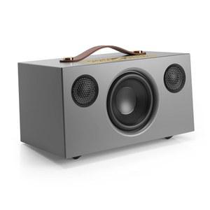 오디오 프로 C5 MK II 휴대용 블루투스 스피커, 컴팩트 하이파이 스테레오 시스템, 무선 WiFi, AirPlay 2, 크롬캐스트, 스포티파이 커넥트, 가정용 무선, 사무실, 해변, 캠핑, 그레이