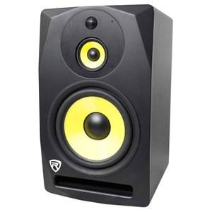 Rockville DPM10B 10인치 400w 파워 액티브 3-Way 스튜디오 모니터 스피커 풀 레인지, 블랙, 10인치