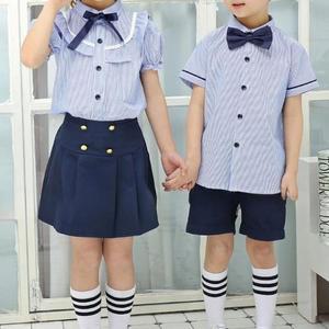 [BZI2LK41_51IB]블루 스트라이프_네이비 하의 세트 학생복