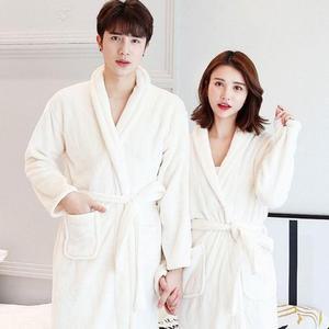 [HY4IJ310_51]극세사 목욕가운 샤워가운 겨울 수면 가운
