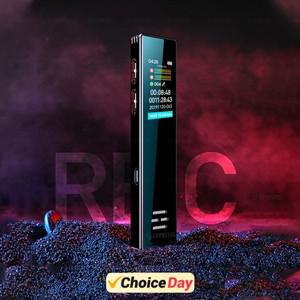 USB 충전식 디지털 오디오 녹음기 스피커 디지털 음성 녹음기 재생 사운드 MP3 플레이어 소음 감소 녹음기
