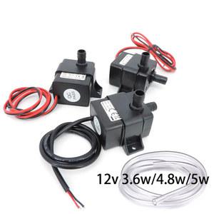 양수기 미니 워터 펌프 분수 수족관 DC 12V 6W 8W 5W 240L 8mm 파워 브러시리스 마이크로 멤브레인 수중 C1 방수