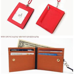 간편 동전 수납 회사원 학생 투명창 카드 목걸이 지갑 이쁜 간편한카드지갑 경품