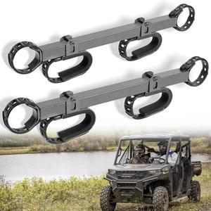 20079 UTV 건 보우 랙 오버헤드 in-CAB 홀더 3.8cm1.5인치 - 5.1cm2인치 롤 바 폴라리스 RZR 레인저 야마하