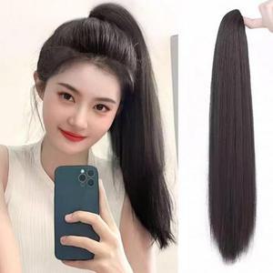 스트레이트 묶음머리 집게 부분가발 가발 집게형 (3ifQJ)