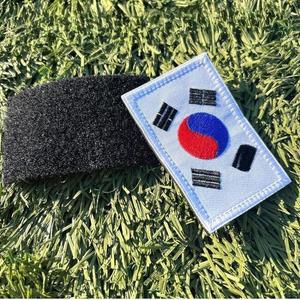 태극기모양 러블와펜 자수패치
