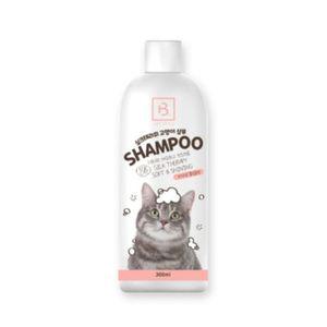 [제이커머스]브리더랩 실크테라피 고양이샴푸(300ml) 고양이샴푸 샴푸 린스