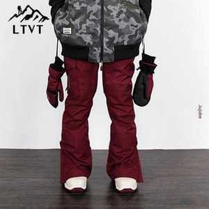 보드복하의 LTVT-남성 및 용 스키 팬츠 전문 겨울 스노우보드 바지 야외 스포츠 판탈론 여성