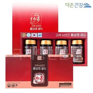 홍삼정골드 고려 6년근 240g 쇼핑백, 4개선물세트
