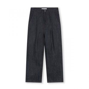 매장정품 비슬로우 BESLOW COMFY ONE TUCK SELVAGE DENIM PANTS INDIGO COONTUSEDEPAIN 122455