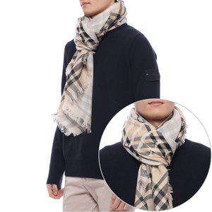 [버버리] 25SS 남성 EKD 울 블렌드 머플러 (8104326 CALICO M 25S)