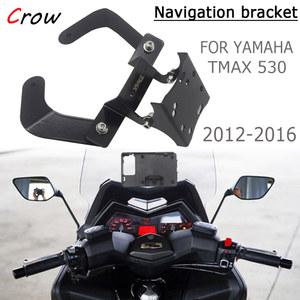 Windscren 브래킷 마운트 스마트 폰 GPS 홀더 YAMAHA TMAX T MAX 530 2012 2016 2015 2014 2013