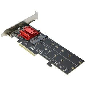 호환 2280, PCIe 어댑터, SSD에서 M M 2 3 1 PCI-E 듀얼 2260/2242 카드 지원, SSD X8 X16 22110, 키