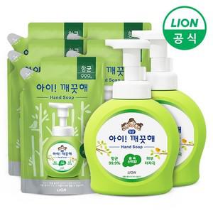 아이깨끗해 손세정제 숲속산책 용기 490ml 2개+리필 450ml 5개