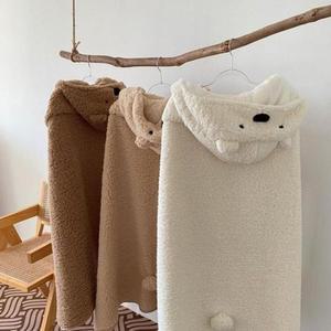 망토 후드 캐릭터 담요 모자담요 곰 무릎 곰돌이 (3nHGN)