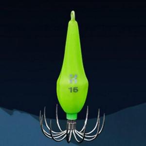 채비 바늘 쭈꾸미튜닝 쭈꾸미 에기 형광 15호 (3n7fP)