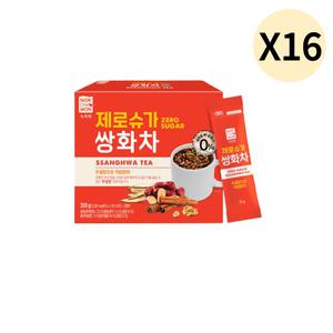 녹차원 제로슈가 쌍화차 무설탕 대용량 추천 20T X 16