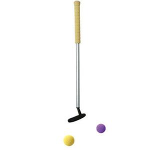 TK (2개) 키드짐 초등용골프70 퍼터 스틱1개 공2개 길이70cm 러버재질 어린이전용골프채 골프 스틱 체육용