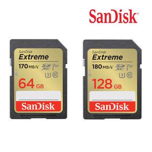 소니 캠코더 FDR-AX43A  캠코더 SD카드 4K 64 128GB 샌디스크 정품
