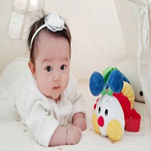 HM 헝겊자극애벌레  영유아완구 애착인형