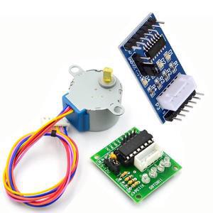 아두이노 DIY 키트 ULN2003 드라이버 보드용 DC 5V 28BYJ4 8 스텝퍼 모터 리드 25cm 리덕션 기어 4 상 28by