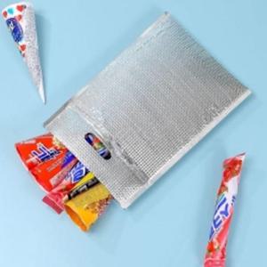 지퍼 손잡이 은박 보냉봉투 15p 보온 보냉백 은박보온백