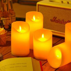 (소) 흔들리는 리얼 전자 초 LED 양초 촛불 무드등/LED캔들/가짜양초/전자촛불/LED흔들리는양초/캔들초/엘