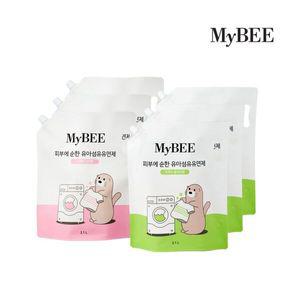 마이비 피부에순한 유아유연제 리필(2100ml)x3팩_향선택