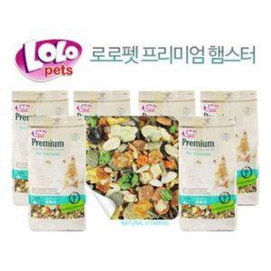 70112 로로펫 프리미엄 햄스터 900g (6개)사료 먹이 햄스터밥 골든 기니피그용품 친칠라용품