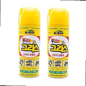 일신 뿌리는 그리스 420ml 2P 다목적 윤활제 스프레이
