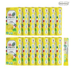 힐스토리[heal story] 유기농 레몬즙 14박스 (20g x 196포)