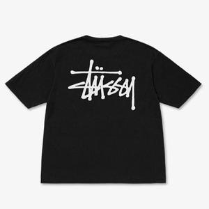 스투시 베이직 피그먼트 다이드 티셔츠 블랙 1904838 1904879