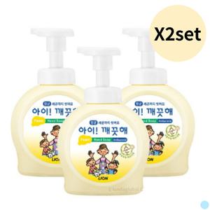 아이깨끗해 온가족 거품 핸드워시 파우더향 490ml X6